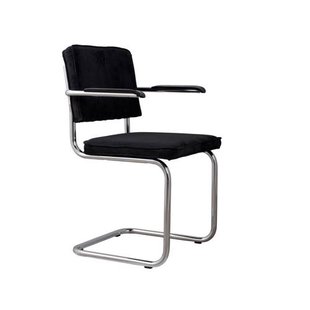 Zuiver Ridge Rib eetkamerstoel met armleuningen (set van 2)