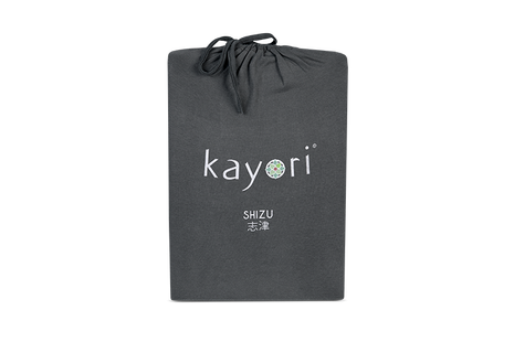 Kayori Biologisch Shizu - Topper Hoeslaken - Jersey-140-160/200-220-Antracite