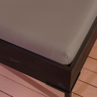 Kayori Biologisch Shizu - Topper Hoeslaken - Perkal - 180/200 - Taupe