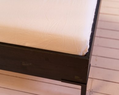 Sale - Kayori Biologisch Nikko - Hoeslaken - Linnen - 180/220 - Zachtroze