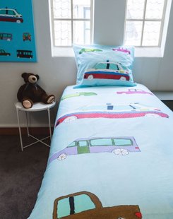 Sale - Kayori Kids - 4 Wielen dekbed - 100% katoen - Multi