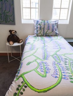 Sale - Kayori Kids - Slaap lekker, blauwe regen - 100% katoen-Multi