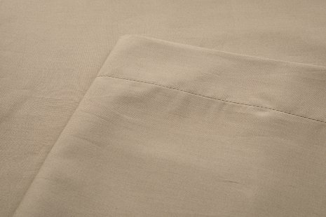 Kayori Biologisch Shizu - Laken - 160x260 - Katoenperkal - Taupe