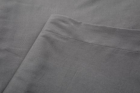 Kayori Biologisch Shizu - Laken - 270x280 - Katoenperkal - Antracite