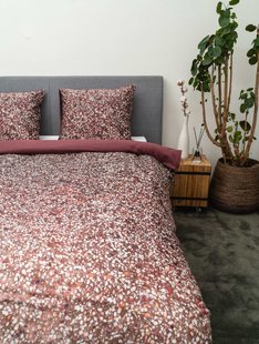 Sale - Kayori - Sato - Dekbedovertrek - Pima - 240/200-220 - Rood