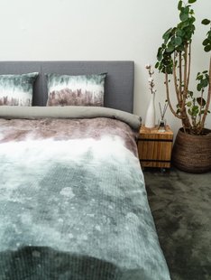 Sale - Kayori Andaz - Dekbedovertrek - Waffle - 260/200-220 - Groen