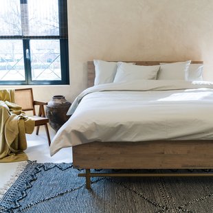 Kayori Shizu - Dekbedovertrek -  Katoenperkal - 200/200-220 - Zilver