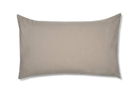 Kayori Shizu - Kussensloop - Neksteun - 9cm - Perkal - Taupe