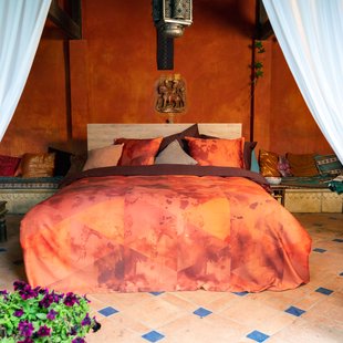 Sale - Kayori - Shiritsu - Dekbedovertrek -Pima Katoensatijn-260/200-220-Multi