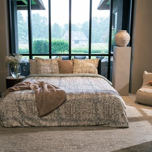 Kayori - Setouchi - Dekbedovertrek - Tencel - 260/200-220 - Blauw