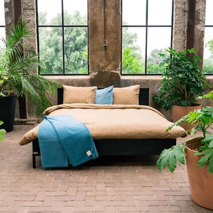 Sale - Kayori - Saitama - Dekbedovertrek - Satijn - 240/200-220 - Sand