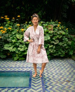 Sale - Kayori - Setouchi - Kimono - Tencel - Rood - XL