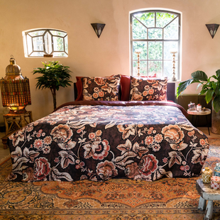 Kayori - Reza - Dekbedovertrek - Satijn - 240/200-220 - Rood