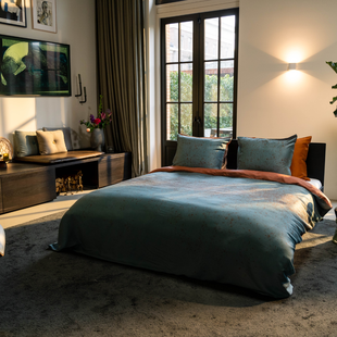 Kayori - Morian - Dekbedovertrek - Hennep - 200/200-220 - Blauw