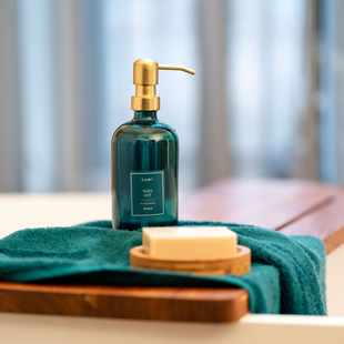 Kayori - Hair & Body Wash - Glas - 500ml - Yuzu - Petrol