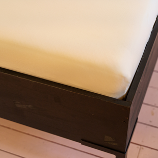 Kayori Biologisch Saiko - Hoeslaken - Jersey - 180-200/200-220 - Offwhite