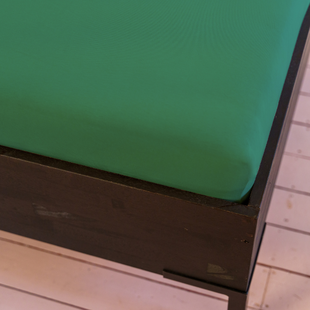 Kayori Biologisch Saiko-Splittop Hoeslaken-Jersey-180-200/200-220-Donkergroen