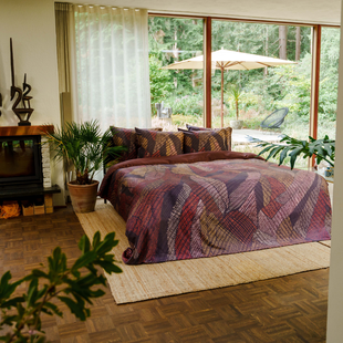 Kayori - Kymani  - Dekbedovertrek - Egyptisch Satijn - 260/200-220-Rood