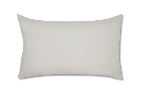 Kayori Shizu - Kussensloop-Neksteun-12cm-Perkal-Zilvergrijs