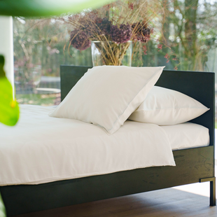 Kiyo - Dekbedovertrek - Tencel©  - 140/200-220 - Wit