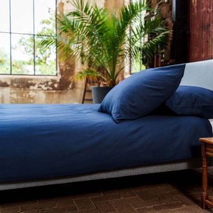 Senju - Kussensloop - 2 stuks - 60x70 - Navy