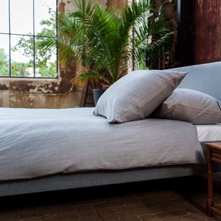 Naka - Dekbedovertrek - Katoen - 260/200-220 - Antracite