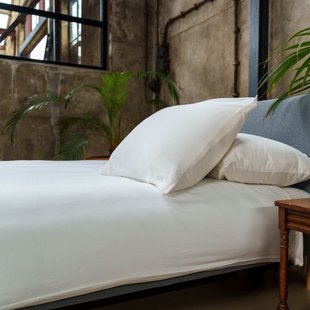 Ine - Dekbedovertrek - Linnen- 260/200-220 - Wit