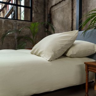 Ine - Dekbedovertrek - Linnen - 200/200-220 - Champagne