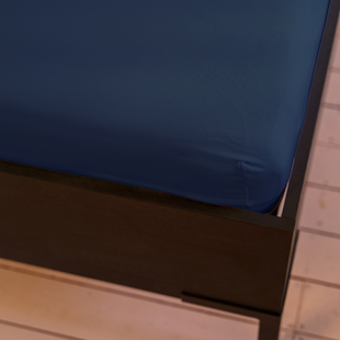 Kayori Biologisch Saiko - Hoeslaken - Jersey - 140-160/200-220 - Navy