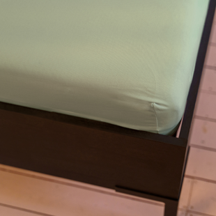 Kayori Biologisch Saiko -Splittop.Hoeslaken-Jersey-180-200/200-220-Olijfgroen