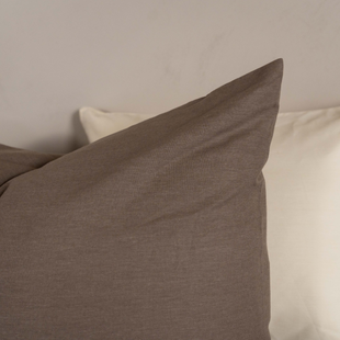 Kayori - Kai - Kussensloop - 2 stuks - 60x70 - Taupe