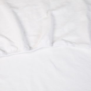 Sale - Kayori Biologisch - Showa - Hoeslaken - Flanel - 80-90/200 - Wit