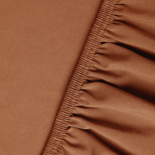 Kayori Biologisch Shizu - Hoeslaken - Jersey - 180-200/200-220 - Terra