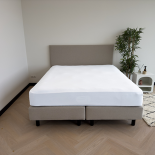 Sale - Kayori Biologisch Tara - Hoeslaken - Jersey - 180-200/200-220 - Wit