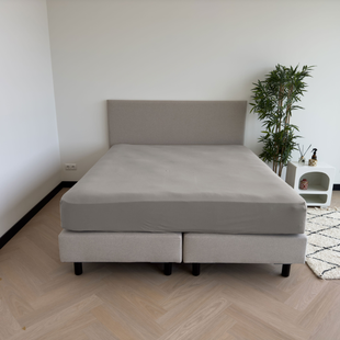 Sale - Kayori Biologisch Tara - Hoeslaken - Jersey - 90-100/200-220 - Grijs