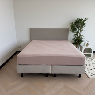 Sale - Kayori Biologisch Tara - Hoeslaken - Jersey - 90-100/200-220 - Nude