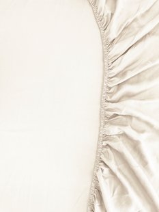 Sale - Kayori Biologisch Emma - Topper Hoeslaken - Katoensatijn-180x210-220-Offwhite