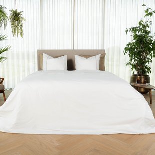 Sasaki - Dekbedovertrek - Perkal  - 260/200-220 - Wit