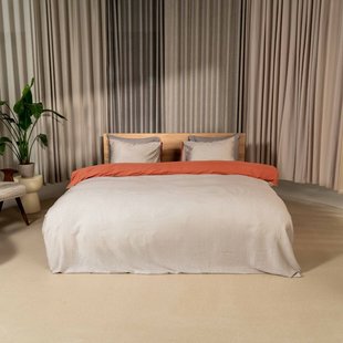 Kayori - Satomi - Dekbedovertrek - Katoensatijn - 260/200-220 - Taupe