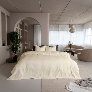 Kayori - Showa - Dekbedovertrek - Flanel - 200/200-220 - Offwhite