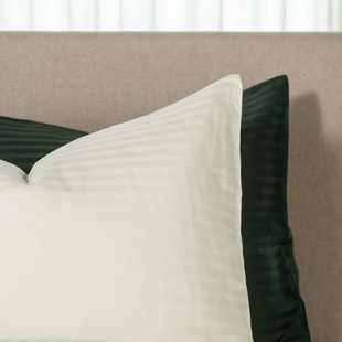 Kayori Elin - Dekbedovertrek - Katoensatijn - 140/200-220 - Offwhite