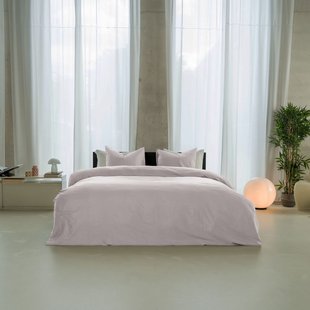 Sale - Kayori Emma - Dekbedovertrek - Katoensatijn - 240/200-220 - Lavender