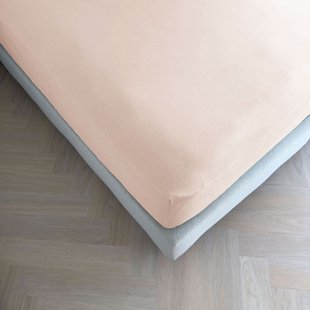 Sale - Kayori Biologisch Emma - Hoeslaken - Katoensatijn - 180x210-220 - Oudroze