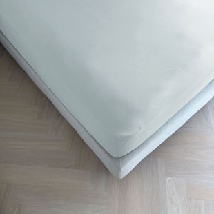 Sale - Kayori Biologisch Emma - Topper Hoeslaken - Katoensatijn - 180x210-220 - Lich