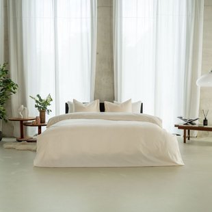 Sale - Kayori Isis - Dekbedovertrek - Egyptisch Satijn - 240/200-220 - Offwhit