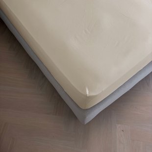 Sale - Kayori Biologisch Isis - Hoeslaken - Egyptisch Satijn - 180x200 - Zand