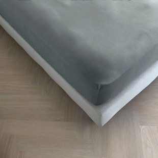 Sale - Kayori Biologisch Tara - Hoeslaken - Jersey - 90-100/200-220 - Denim