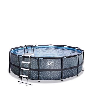 Exit Toys EXIT Stone zwembad met filterpomp