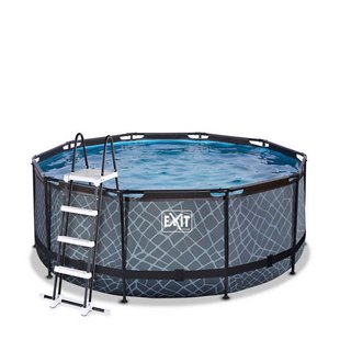 Exit Toys EXIT Stone zwembad met filterpomp