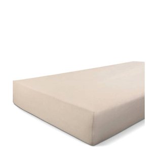 Walra jersey hoeslaken - zand (tot 30 cm) (200/210 cm)